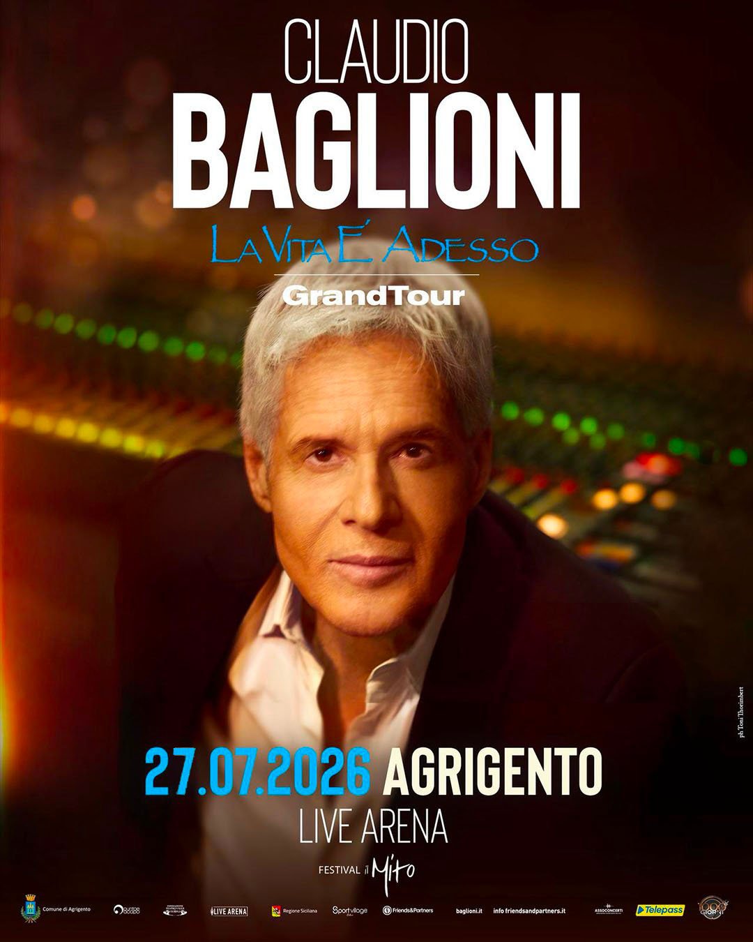 Claudio Baglioni - GrandTour LA VITA E' ADESSO