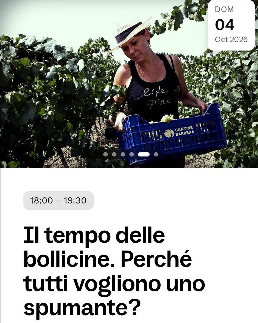 Il tempo delle bollicine