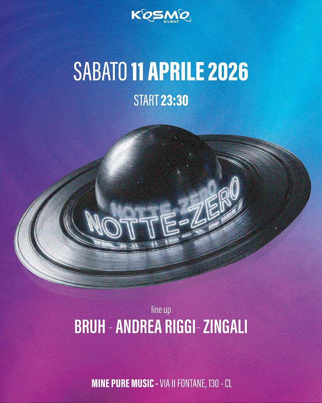 KØSMO presenta: NOTTE ZERO