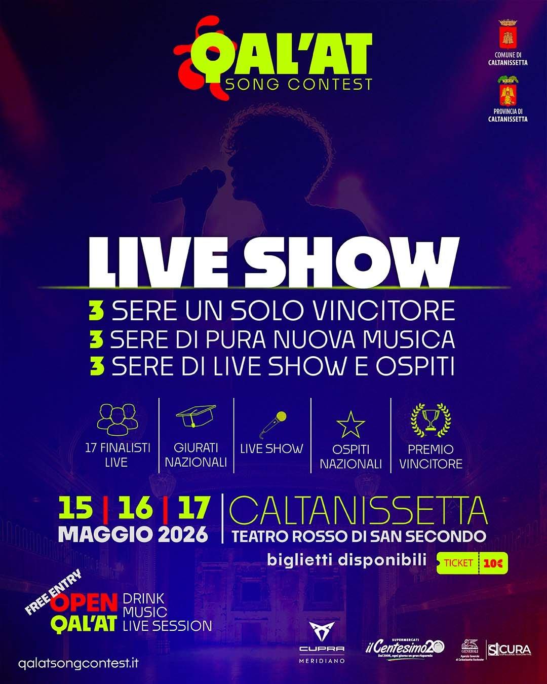 Qal'at Song Contest - Abbonamento 3 giornate